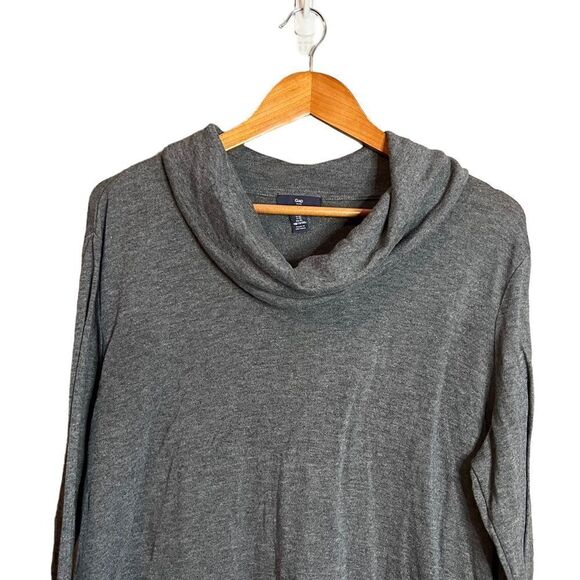 3 for $30! Gap grey cowl neck knit sweater - Picture 2 of 10